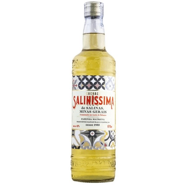 Cachaça Saliníssima Ouro 670ml
