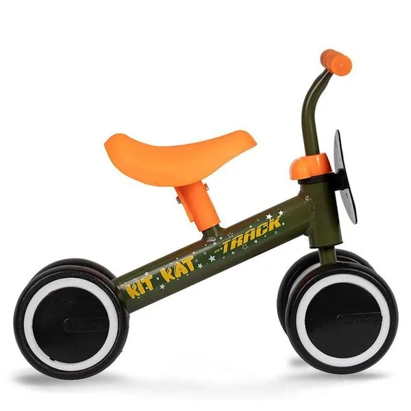 Bicicleta de Equilíbrio Infantil Kit Kat Tk3 Aro 6 com 4 Rodas Verde Track & Bikes Bicicleta de Equilíbrio Infantil Kit Kat Tk3 Aro 6 Verde Track & Bikes