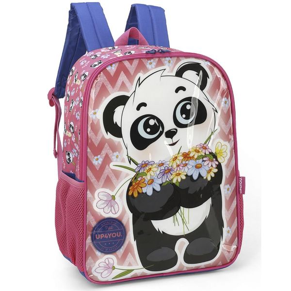 Mochila de Costas Luxcel Up4You Panda Colorido Único