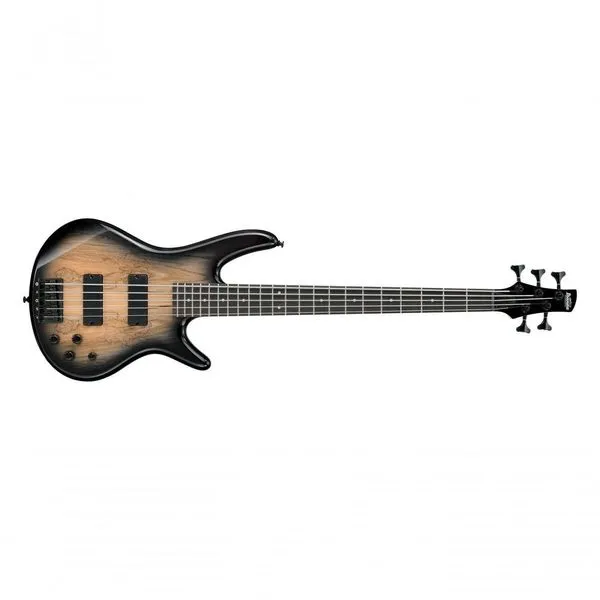 Baixo Elétrico GSR205SM-NGT 5 Cordas com Captação Dynamix e PHAT EQ II Natural Gray Burst Ibanez Baixo Elétrico GSR205SM-NGT 5 Cordas Natural Gray Burst Ibanez