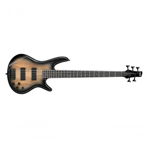 Baixo Elétrico GSR205SM-NGT 5 Cordas com Captação Dynamix e PHAT EQ II Natural Gray Burst Ibanez Baixo Elétrico GSR205SM-NGT 5 Cordas Natural Gray Burst Ibanez