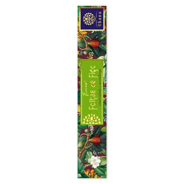 Incenso Premium Finest Folhas de Figo 15 Varetas FOLHASDEFIGO02 - Ohana