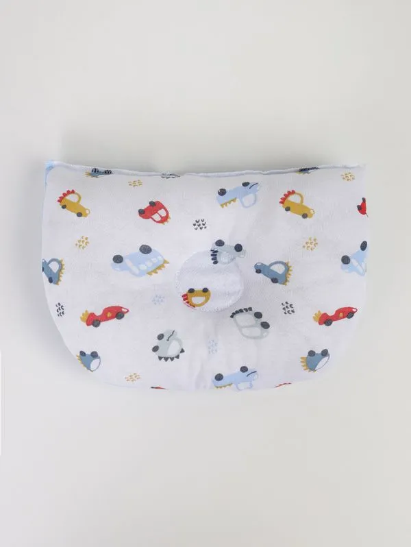 Travesseiro Anatômico Infantil Para Bebê - Azul U