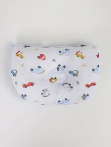 Travesseiro Anatômico Infantil Para Bebê - Azul U