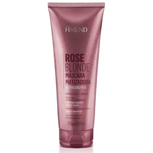Máscara Matizadora Amend Rose Blonde 250g Máscara Matizadora Amend Rose Blonde com 250g