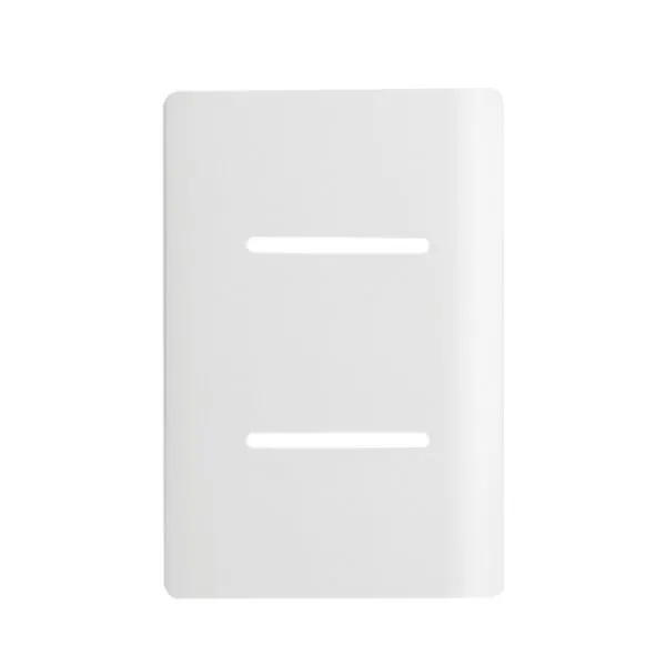 Placa 4x2 para 2 Interruptores Horizontais + Suporte Branco da Linha Novara - 1100/64 - DICOMPEL