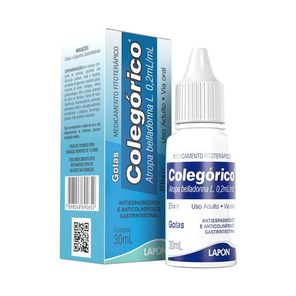 Elixir Colegórico 0,2ml/ml Solução Oral Gotas 30ml
