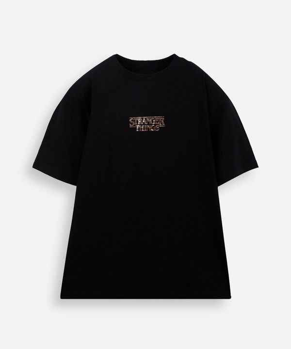 camiseta comfort juvenil em algodão preto 14