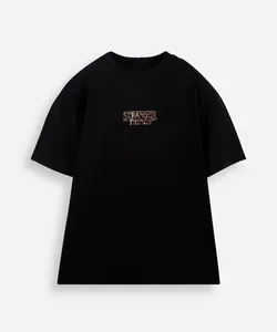 camiseta comfort juvenil em algodão preto 10