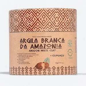 Argila Branca da Amazônia + Cupuaçu Bio 50g Simbioze Amazônica