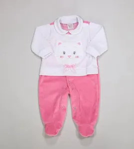 Macacão Plush Urso Menina Urso - 18267 Rosa - G