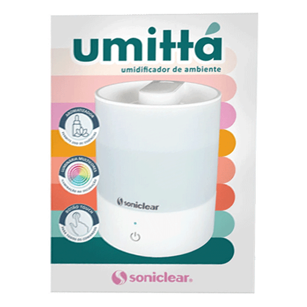 Umidificador Ultrassônico Umitta Soniclear 2,5l