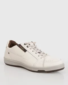 Sapatênis Masculino Pegada Com Cadarço Branco 43