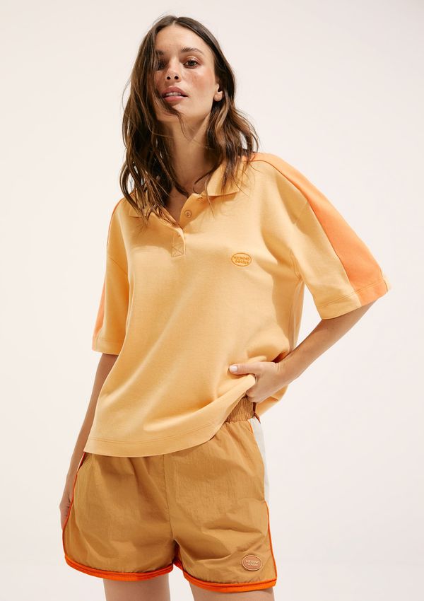 Camisa Polo Com Bordado Hering + Cosmo - Laranja XP