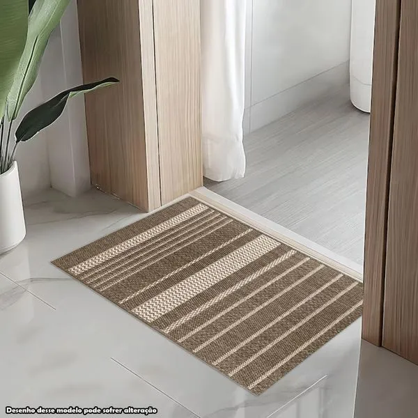Tapete Passadeira PS-37 66x100CM Sisal Polipropileno Base Antiderrapante Rústico para Ambiente Multiuso Mescla Tapete Passadeira PS-37 66x100CM Sisal Polipropileno Rústico para Ambiente Multiuso Mescla