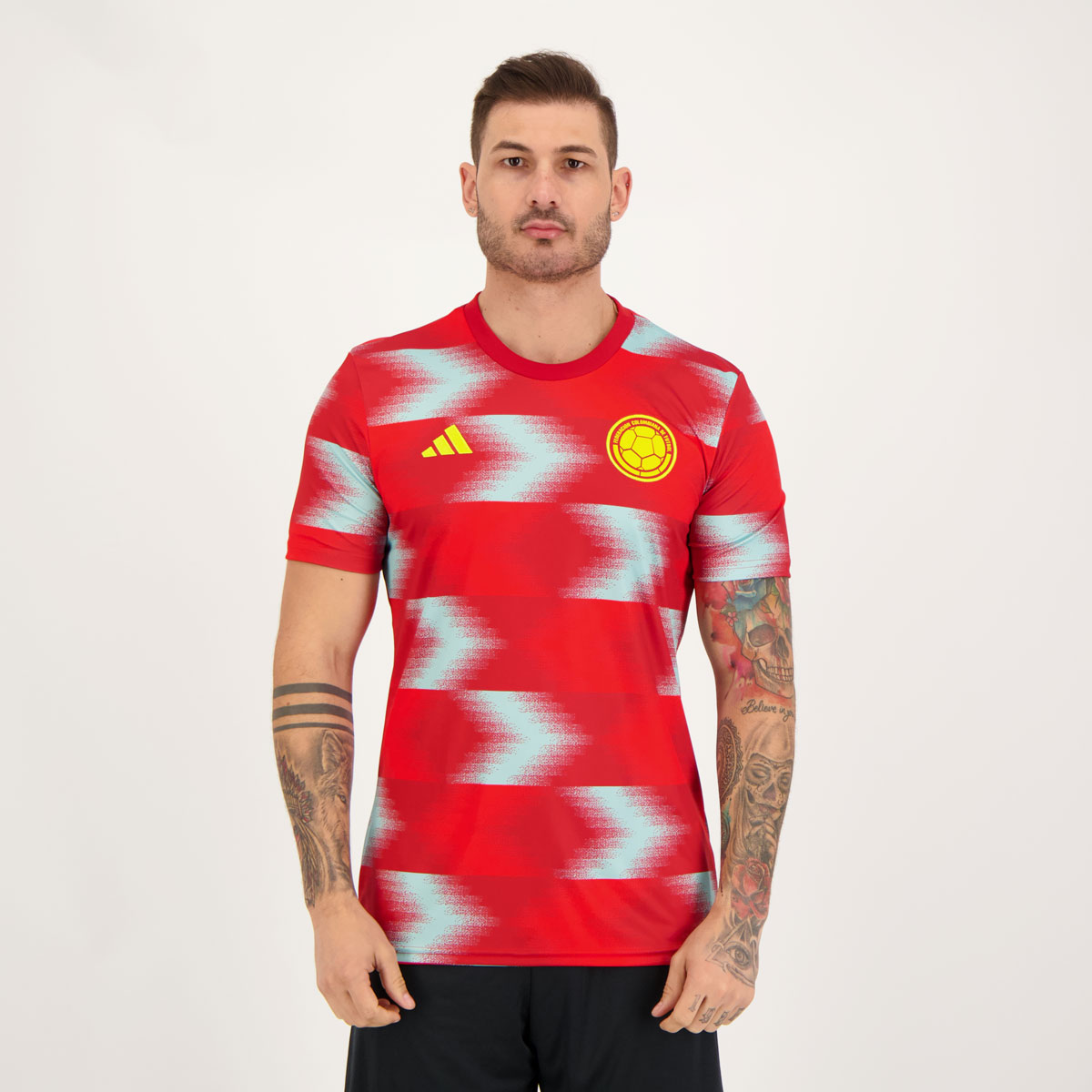 Camisa Adidas Colômbia Pré Jogo 2022