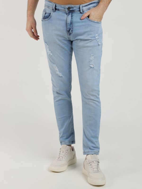 Calça Jeans Skinny Masculina AZUL 46
