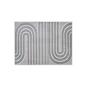 Tapete Renaissance Laguna Cinza 57x180cm B00000448283 - Jc Serrano