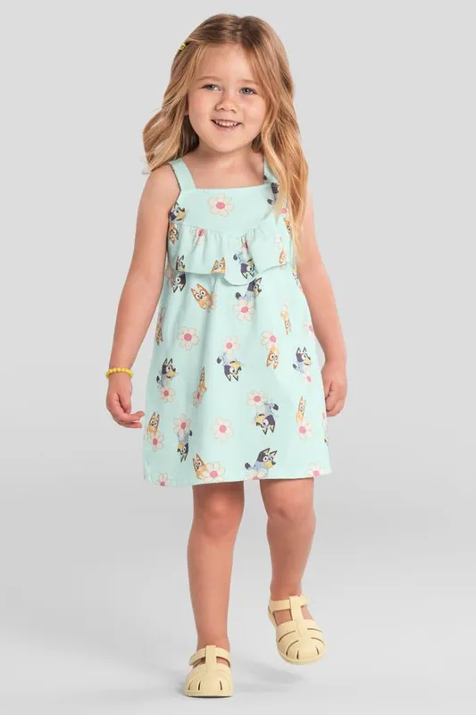 Vestido infantil menina da Bluey Brandili 1