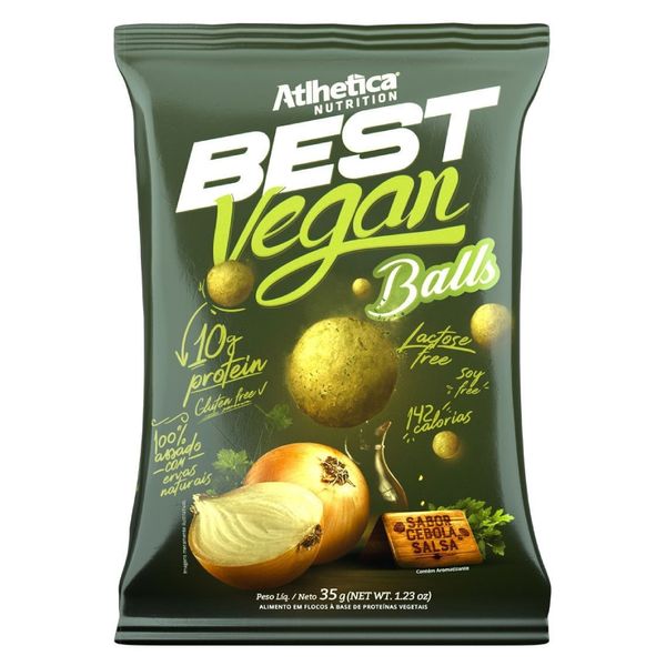 Salgadinho Atlhetica Nutrition Best Vegan Balls Cebola E Salsa 35g