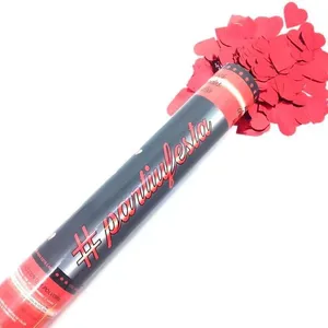 Lança Confete Coração 30cm Vermelho PAF013 (MP)