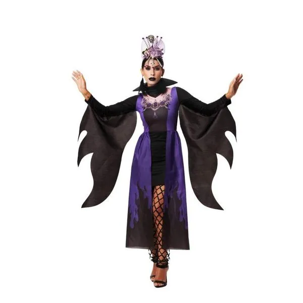 Fantasia Adulto Maligna Halloween Super Festas Tamanho G (MP)