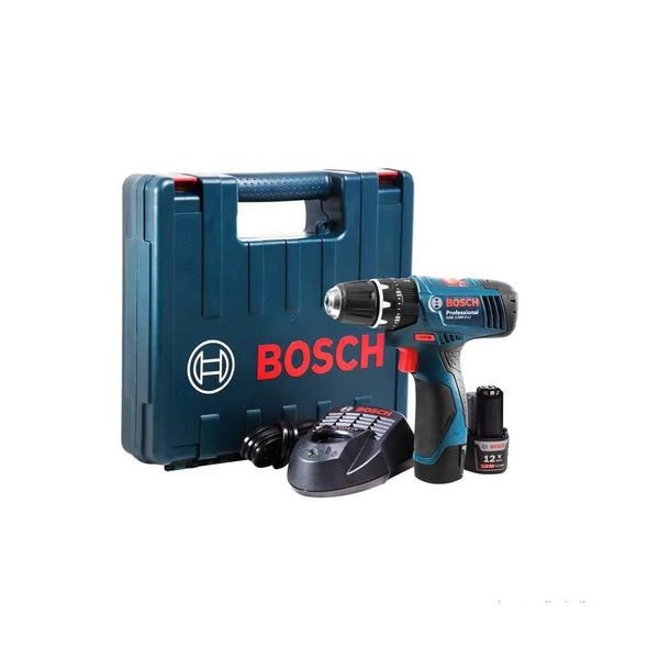 Furadeira Parafusadeira de Impacto a Bateria Bosch GSB 1200-2-LI 220V Furadeira parafusadeira de impacto a bateria 220V GSB 1200-2-LI Bosch
