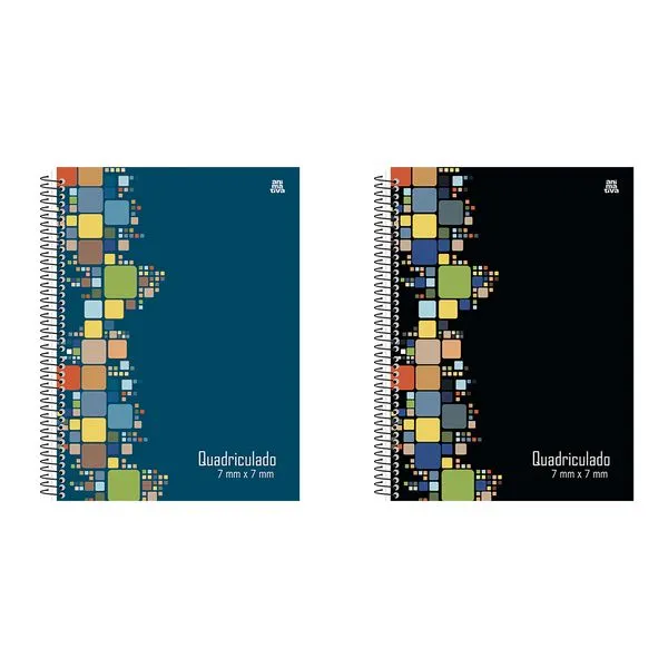 Caderno Quadriculado 7mm x 7mm 233053/10387 - São Domingos