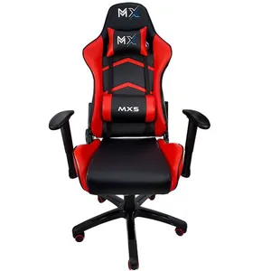 Cadeira Gamer Mymax MX5 MGCH-MX5/RD (Preto/Vermelho, até 150kg, encosto e braços ajustáveis)