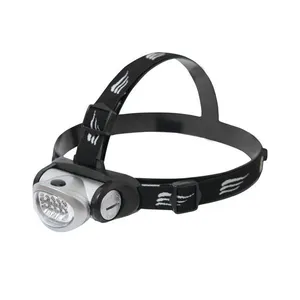 Lanterna de Cabeça Turbo LED 20 Lúmens com Iluminação de 8 Leds e Ajuste de Ângulo Resistente à Água Preto Turbo Lanterna de Cabeça Turbo LED 20 Lúmens com 8 Leds Resistente à Água e Ajuste de Ângulo Preto Turbo