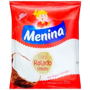 Coco Ralado Menina Úmido Adoçado 50g