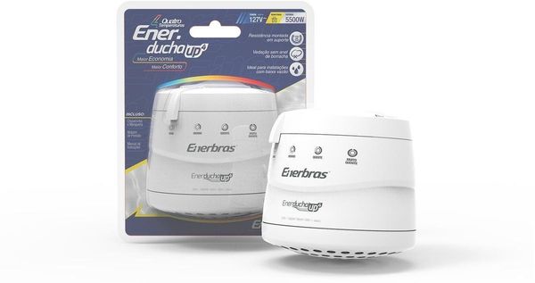 Chuveiro Elétrico Enerbras Enerducha UP4 4 Temperaturas Branco 5500W 127V