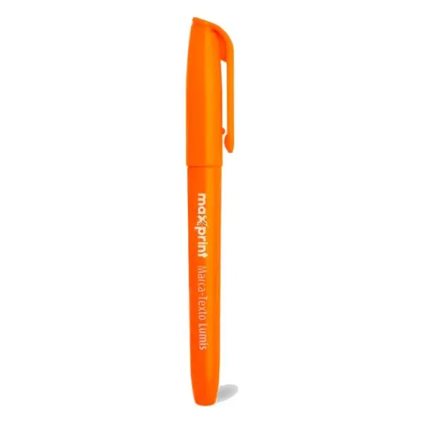 Marca Texto Maxprint Needs Caixa Com 12 Unidades Laranja (MP)