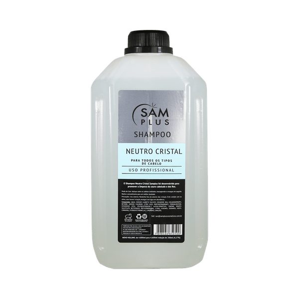 Shampoo Samplus Neutro Cristal Shampoo Samplus Neutro Cristal 4600ml Shampoo Samplus Neutro Cristal 4600ml