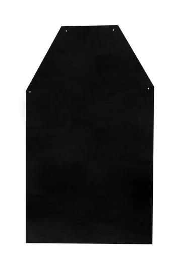 Avental Trevira 1,20x0,70cm Preto - Brascamp