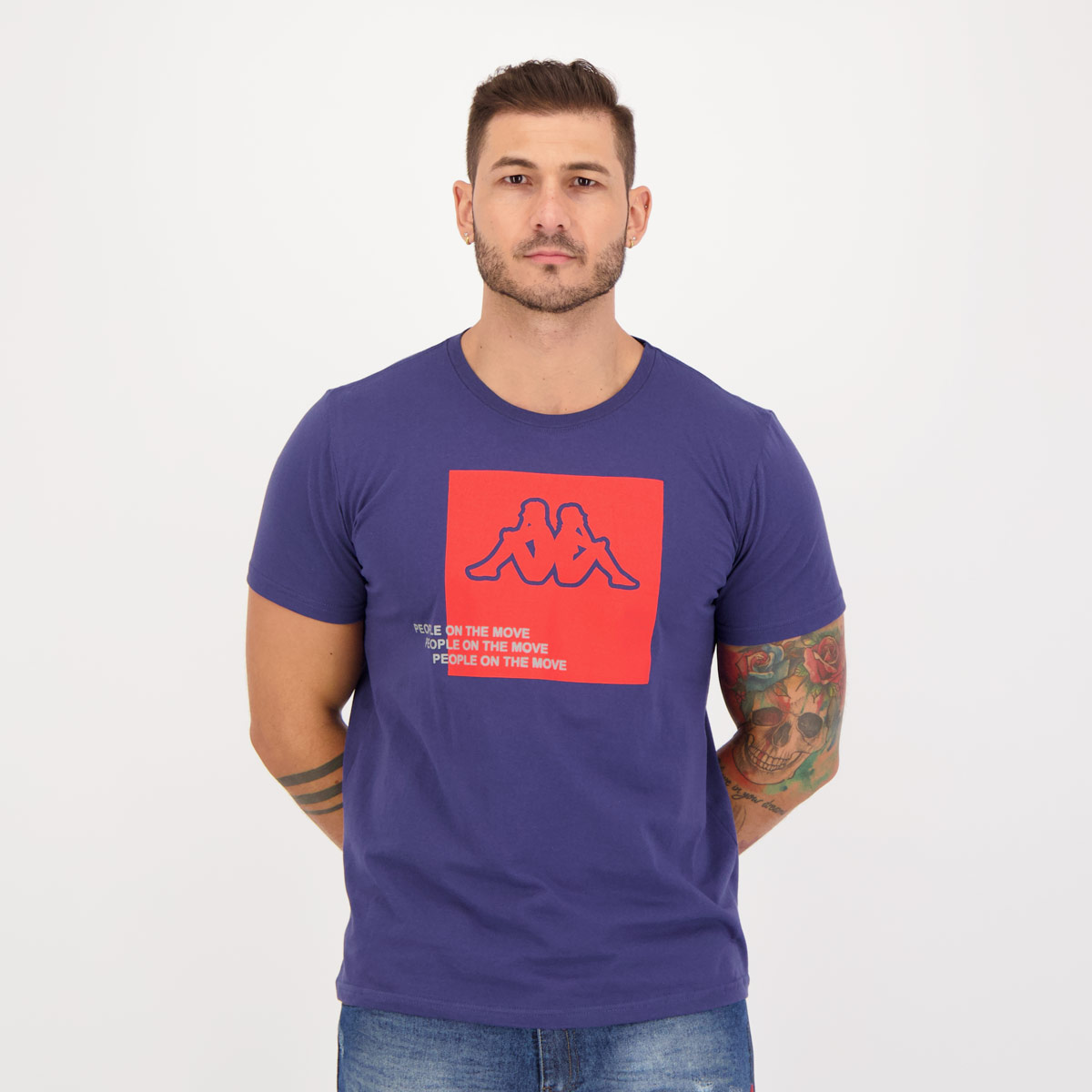 Camiseta Kappa Move Marinho