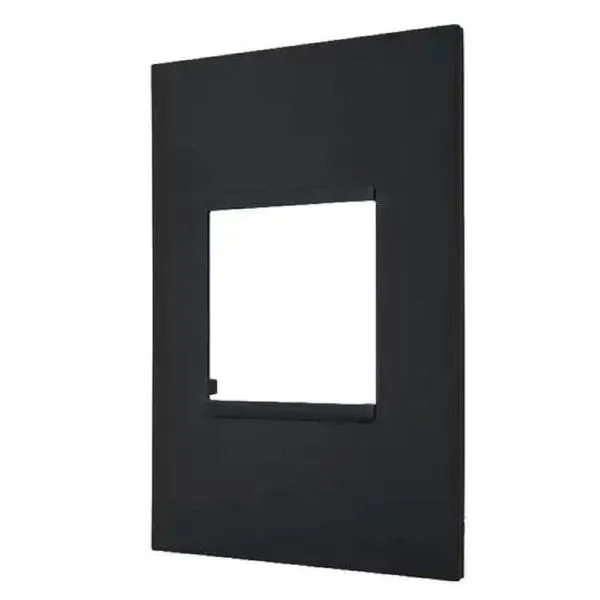 Placa 4x2 2 Postos Adjacentes Legrand Pial Plus+ Preto 618502PT (MP)