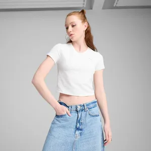 Camiseta Baby Look DARE TO Textured Feminina