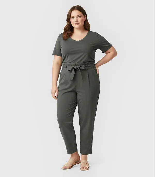 Calça Feminina Plus Size Marrante Renaluci Verde G1