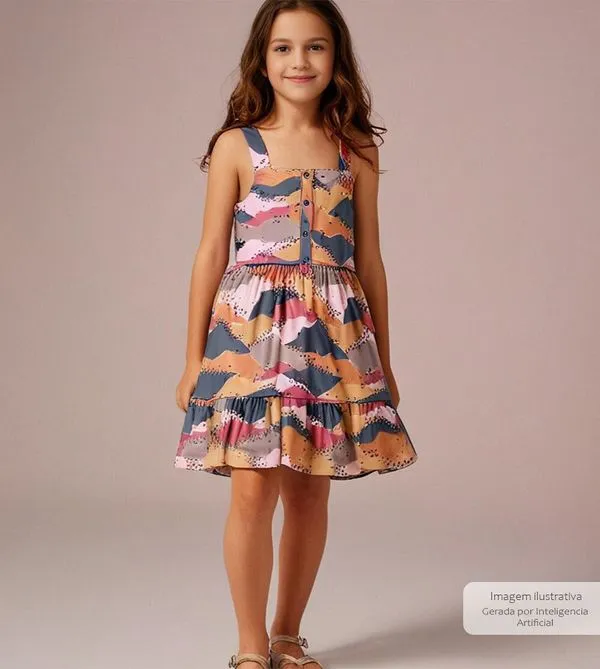 Vestido Catarina Estrela - 4100056 Laranja - 12