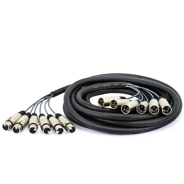 Multicabos Xlr 6 Vias Cirilo Cabos - 40 Metros