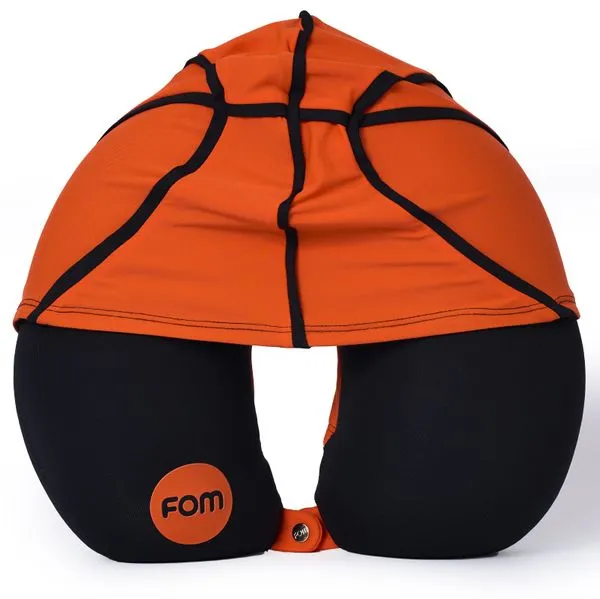 Almofada de Pescoço Clássica com Capuz Bola de Basquete