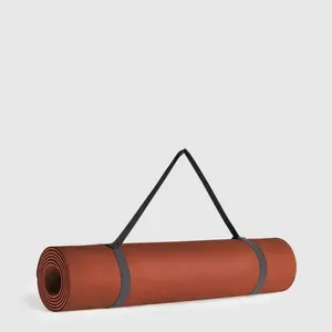Tapete de Yoga Mat Colchonete Tatame 1 e 70m X 55cm X 5mm para Exercícios em Casa Laranja OEM Tapete de Yoga Mat Colchonete Tatame 1 e 70m X 55cm X 5mm com Alça Laranja OEM