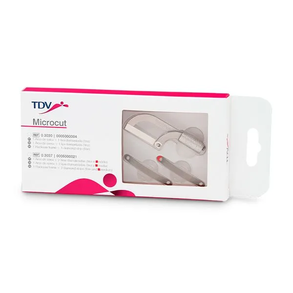Kit Arco de Serra Tiras de Lixas Fina e Média Microcut Tdv