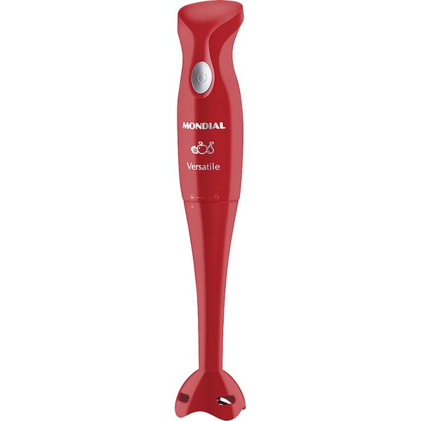 Mixer com Copo Medidor 600ml Mondial Versatile M-12 Vermelho 127V Mixer Mondial Versatile M-12 com Copo Medidor 600ml Vermelho 220V