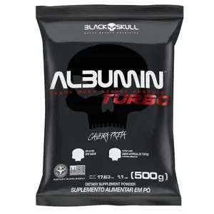 Albumina em Pó - Refil 500g - Albumin Turbo Refil Albumin Turbo Sem Sabor 500g