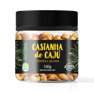 Castanha Cajú Assiflora Nuts Torrada Salgada 100g