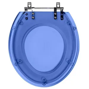 Tampa De Vaso Azul Transparente Para Vaso Incepa Flamingo