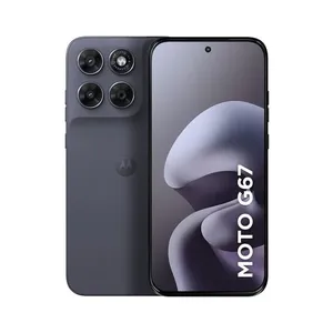 Smartphone Motorola Moto G67 5G Android 16 256GB Cam 50MP+8MP Cam Front 32MP Octa-Core Tela 6.8" Grafite