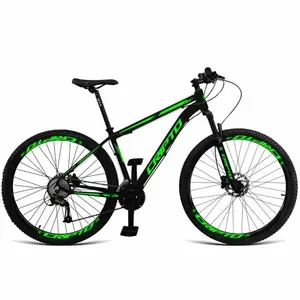 Bicicleta Aro 29 Cripto 24v Acera Freio Hidraulico Trava K7 Mountain Bike Quadro Alumínio 24 Marchas Cripto Bikes Preto Bicicleta Aro 29 Cripto 24v Acera Freio Hidraulico Trava K7 Quadro Alumínio 24 Marchas Cripto Bikes